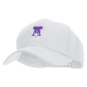 Christmas Bell Embroidered Six Panels Pro Style Cap - White OSFM