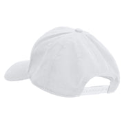 Christmas Bell Embroidered Six Panels Pro Style Cap - White OSFM