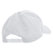 Christmas Bell Embroidered Six Panels Pro Style Cap - White OSFM