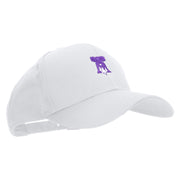 Christmas Bell Embroidered Six Panels Pro Style Cap - White OSFM