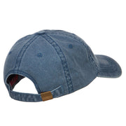 Papa Bear Embroidered Washed Cap