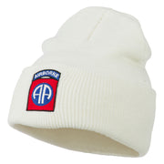 82nd Airborne Military Embroidered Beanie