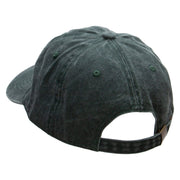 Komodo Dragon Embroidered Pigment Dyed Wash Cap - Olive OSFM