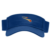 Meteor Shower Embroidered Cotton Twill Sun Visor - Royal OSFM