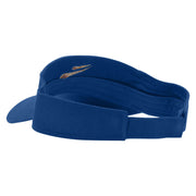 Meteor Shower Embroidered Cotton Twill Sun Visor - Royal OSFM