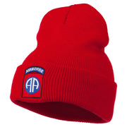 82nd Airborne Military Embroidered Beanie