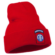 82nd Airborne Military Embroidered Beanie