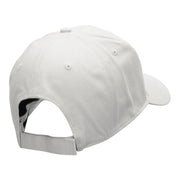 Abstract Batter Embroidered Cotton Twill Cap