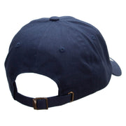 Officially Licensed US Navy USN CPO Retired Unstructured Low Profile 6 panel Cotton Cap - Navy OSFM