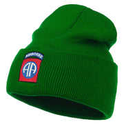 82nd Airborne Military Embroidered Beanie