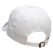 Officially Licensed US Navy USN CPO Retired Unstructured Low Profile 6 panel Cotton Cap - White OSFM