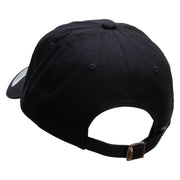 Officially Licensed US Navy USN CPO Retired Unstructured Low Profile 6 panel Cotton Cap - Black OSFM