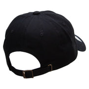 Officially Licensed US Navy USN CPO Retired Unstructured Low Profile 6 panel Cotton Cap - Black OSFM