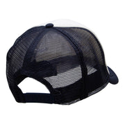 Tall Masted Ship Patched Summer Foam Mesh Trucker Cap