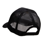 Tall Masted Ship Patched Summer Foam Mesh Trucker Cap