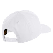 Aces Black Patched Retro Cotton Blend Snapback Cap - White OSFM