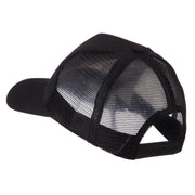 Air Borne Wing Shape Patched Mesh Cap