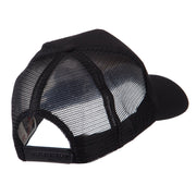 Air Borne Wing Shape Patched Mesh Cap