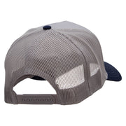 Grey Arizona State Two Tone Cotton Twill 5 panel Mesh Back Cap