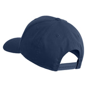 Aces Black Patched Retro Cotton Blend Snapback Cap - Navy OSFM