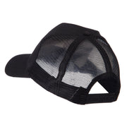 Air Borne Wing Shape Patched Mesh Cap