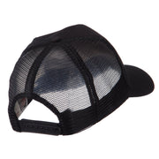 Air Borne Wing Shape Patched Mesh Cap