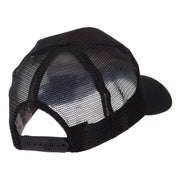 Air Borne Wing Shape Patched Mesh Cap