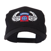 Air Borne Wing Shape Patched Mesh Cap