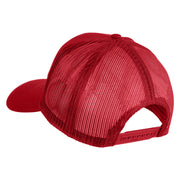 USS San Juan Submarine SSN 751 Patched Solid Cotton Twill Mesh Prostyle Cap - Red OSFM