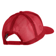USS San Juan Submarine SSN 751 Patched Solid Cotton Twill Mesh Prostyle Cap - Red OSFM