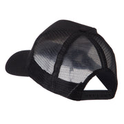 Air Borne Wing Shape Patched Mesh Cap