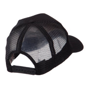 Air Borne Wing Shape Patched Mesh Cap