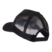 Air Borne Wing Shape Patched Mesh Cap