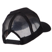 Air Borne Wing Shape Patched Mesh Cap