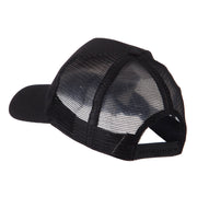 Air Borne Wing Shape Patched Mesh Cap