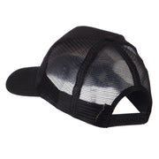 Air Borne Wing Shape Patched Mesh Cap