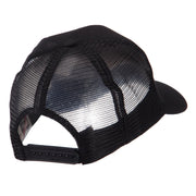 Air Borne Wing Shape Patched Mesh Cap