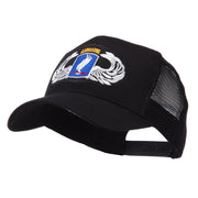 Air Borne Wing Shape Patched Mesh Cap