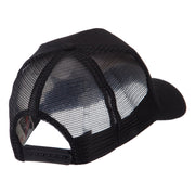 Air Borne Wing Shape Patched Mesh Cap