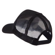 Air Borne Wing Shape Patched Mesh Cap