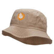 Hexagon Flying Bee Heat Transfer Bucket Hat