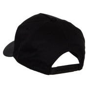 Chigago Flag Variation Heat Transfer Solid Cotton Twill 5 Panel Prostyle Snap Cap