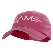 Games Heat Transfer Unstructured Cotton Cap