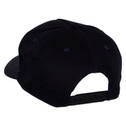 Chigago Flag Variation Heat Transfer Solid Cotton Twill 5 Panel Prostyle Snap Cap