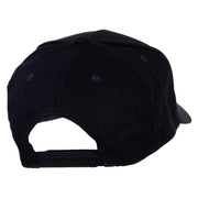 Chigago Flag Variation Heat Transfer Solid Cotton Twill 5 Panel Prostyle Snap Cap