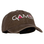 Games Heat Transfer Unstructured Cotton Cap