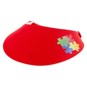 Autism Puzzle Symbol Heat Transfer Fabric Foam Visor