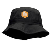 Hexagon Flying Bee Heat Transfer Bucket Hat