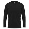 Cuff Style Long Sleeve T-Shirt - Black XS