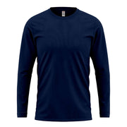 Cuff Style Long Sleeve T-Shirt - Navy XS